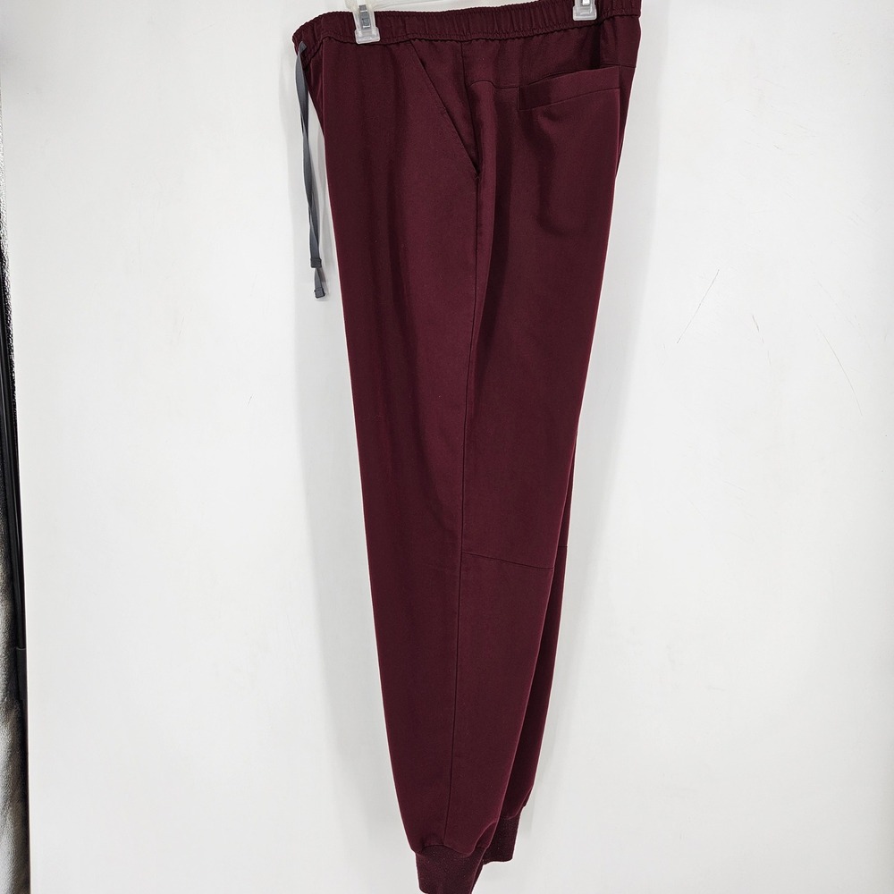 Figs Scrub Pants Mens XL Tansen Nurses Healthcare Uniforms Jogger Burgundy - Picture 6 of 9